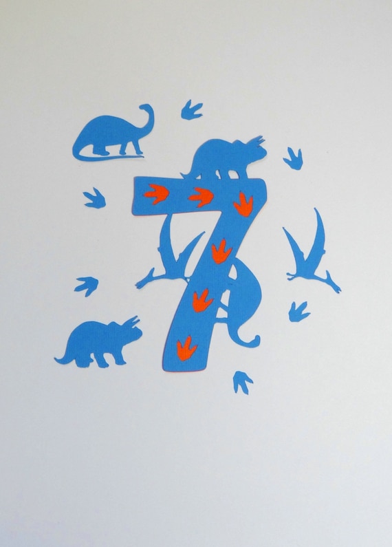 Download 7th Birthday Dinosaur Cut File Jpg Svg Dxf For Cameo Etsy