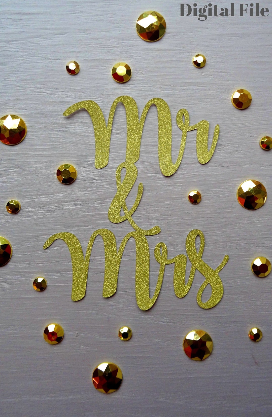 Mr and Mrs SVG File JPG DXF for Cameo Silhouette Cricut - Etsy