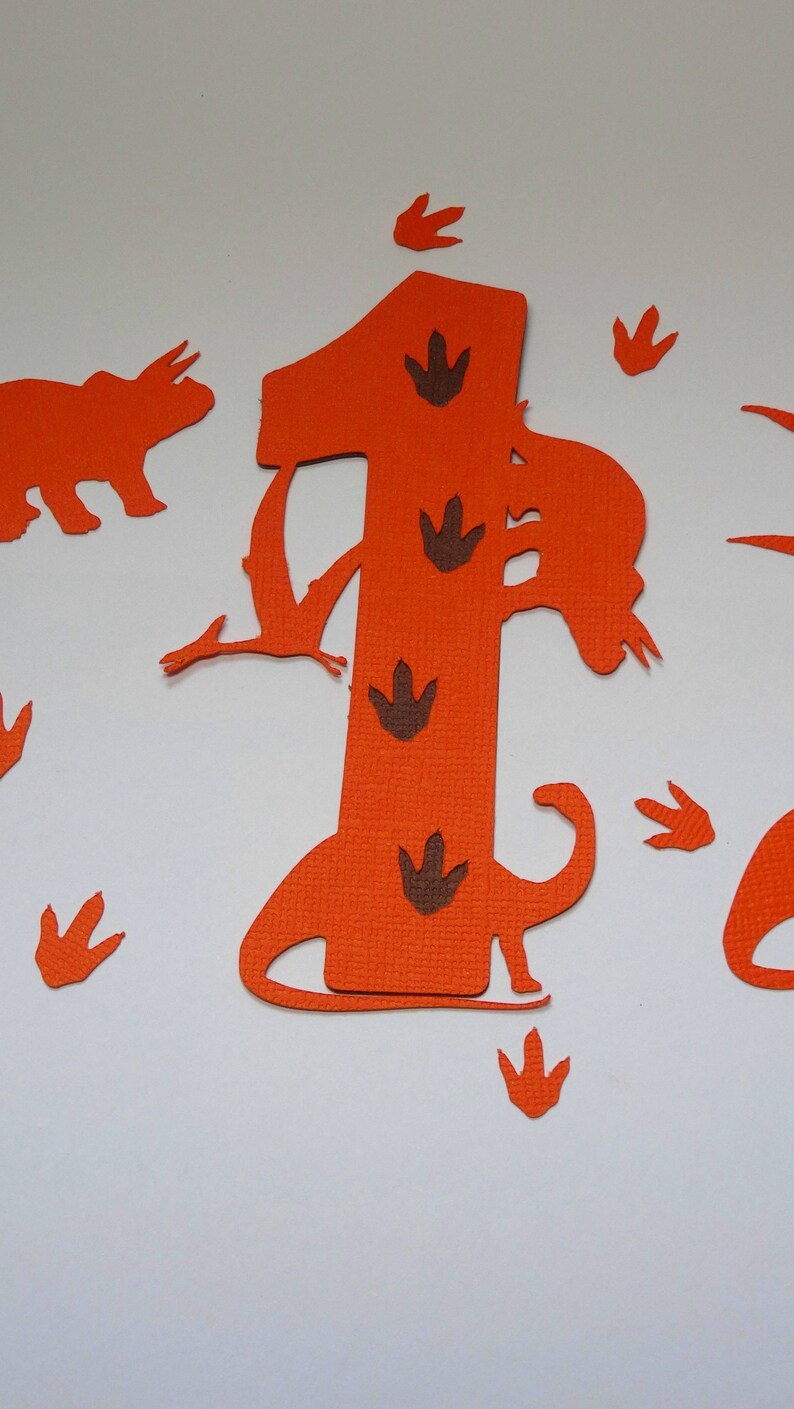 Download 1st Birthday Dinosaur SVG Cut File SVG DXF for Cameo | Etsy