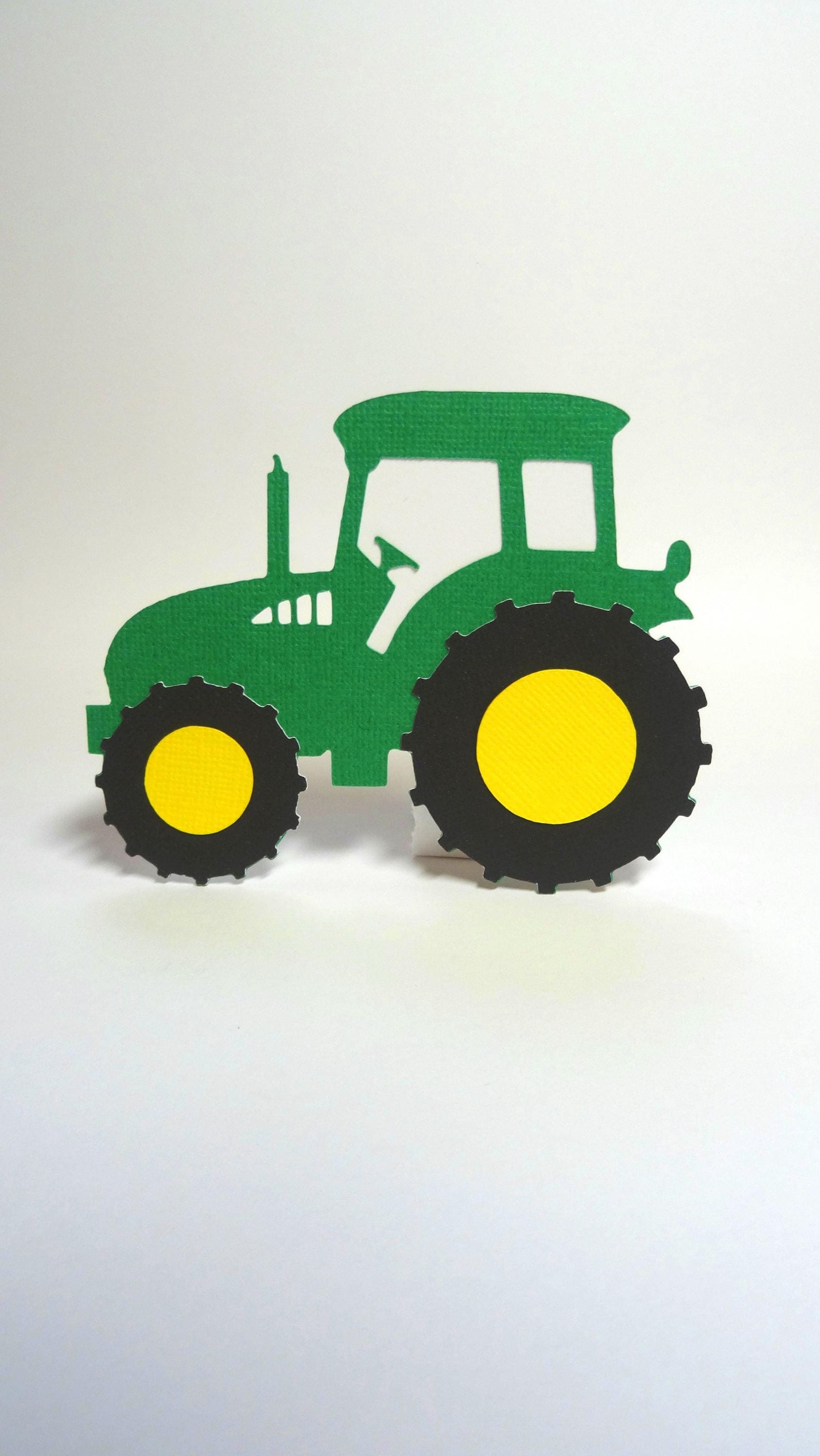 Download Farm Tractor SVG Cut File JPG DXF for Cameo Silhouette | Etsy