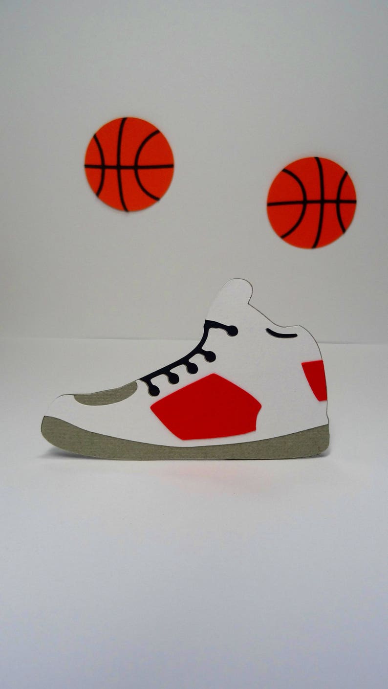 Basketball Shoes Cut File SVG DXF for Cameo Silhouette Etsy