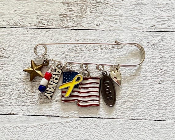 Army Kilt Pin Brooch