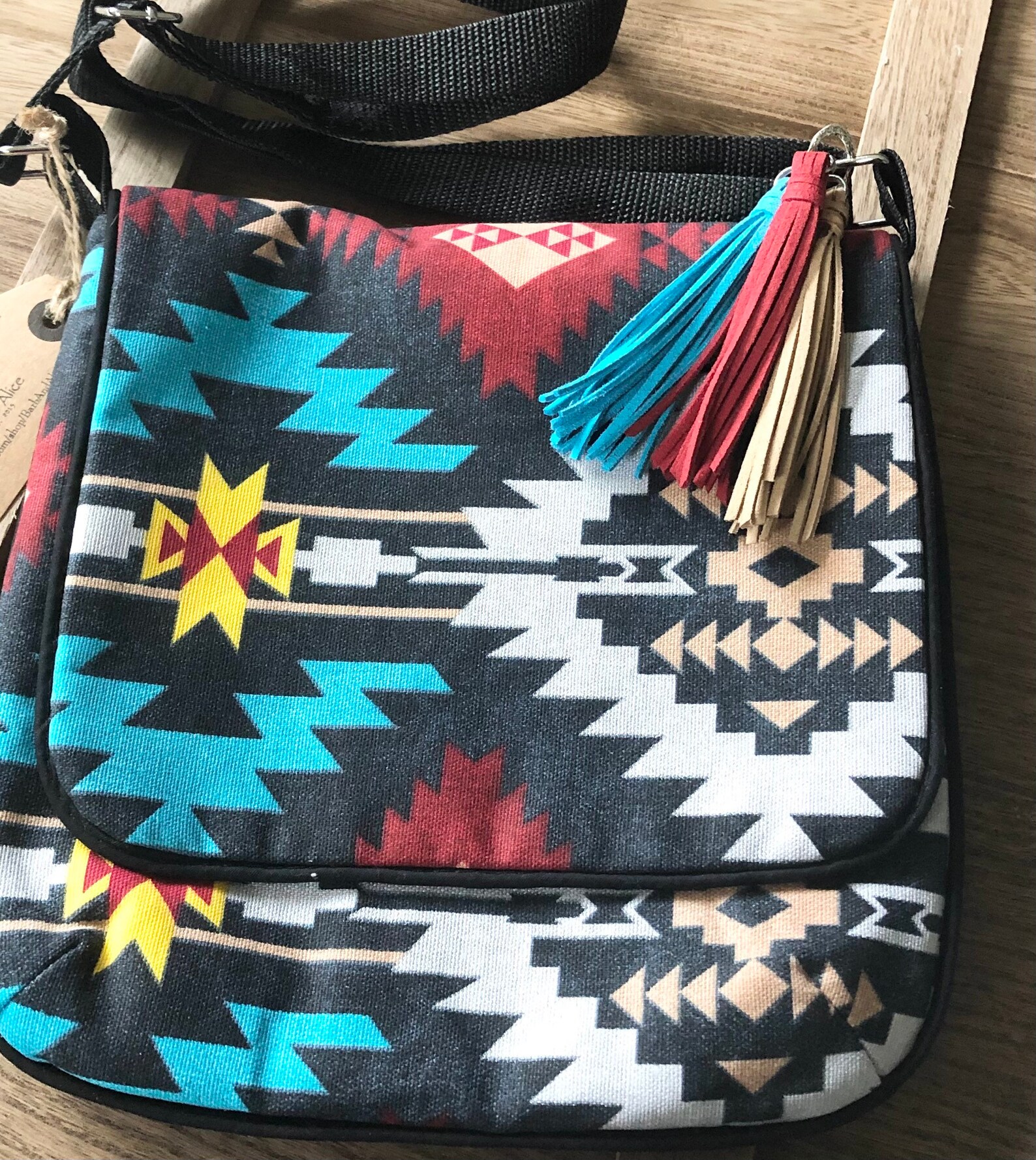 Aztec Crossbody Bag Travel Purse Shoulder Bag Boho Style Etsy