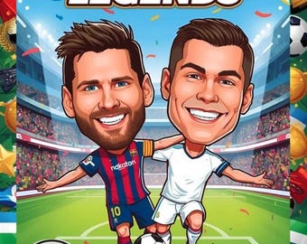 Coloring Book Football Players for Kids and Adults Fun Soccer Stars Printable Activity Gift for Boys Girls Fans and Young Artists (PDF)