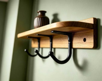 Hand Forged Wall Hook,Antique Bronze Iron Wall Hooks,Rustic Wall Hook, Handmade Iron Decor, Farmhouse Home Gift, Rustic, Traditional Decor