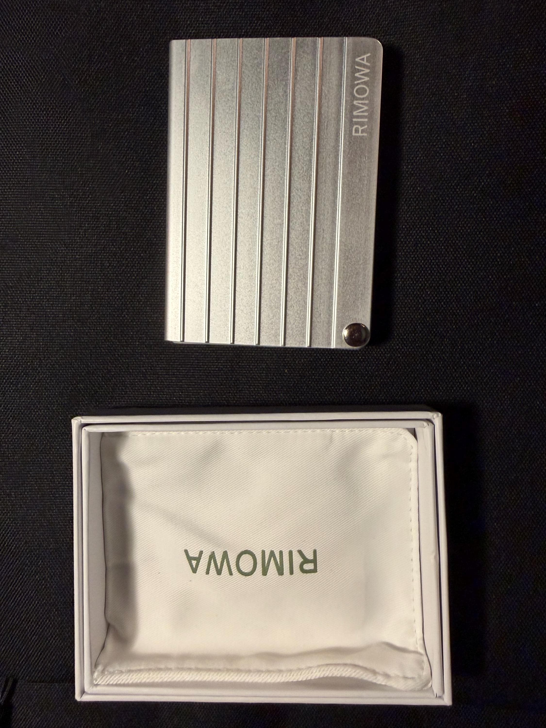 Rimowa Silver Titanium Aluminium Card Holder Wallet - Etsy