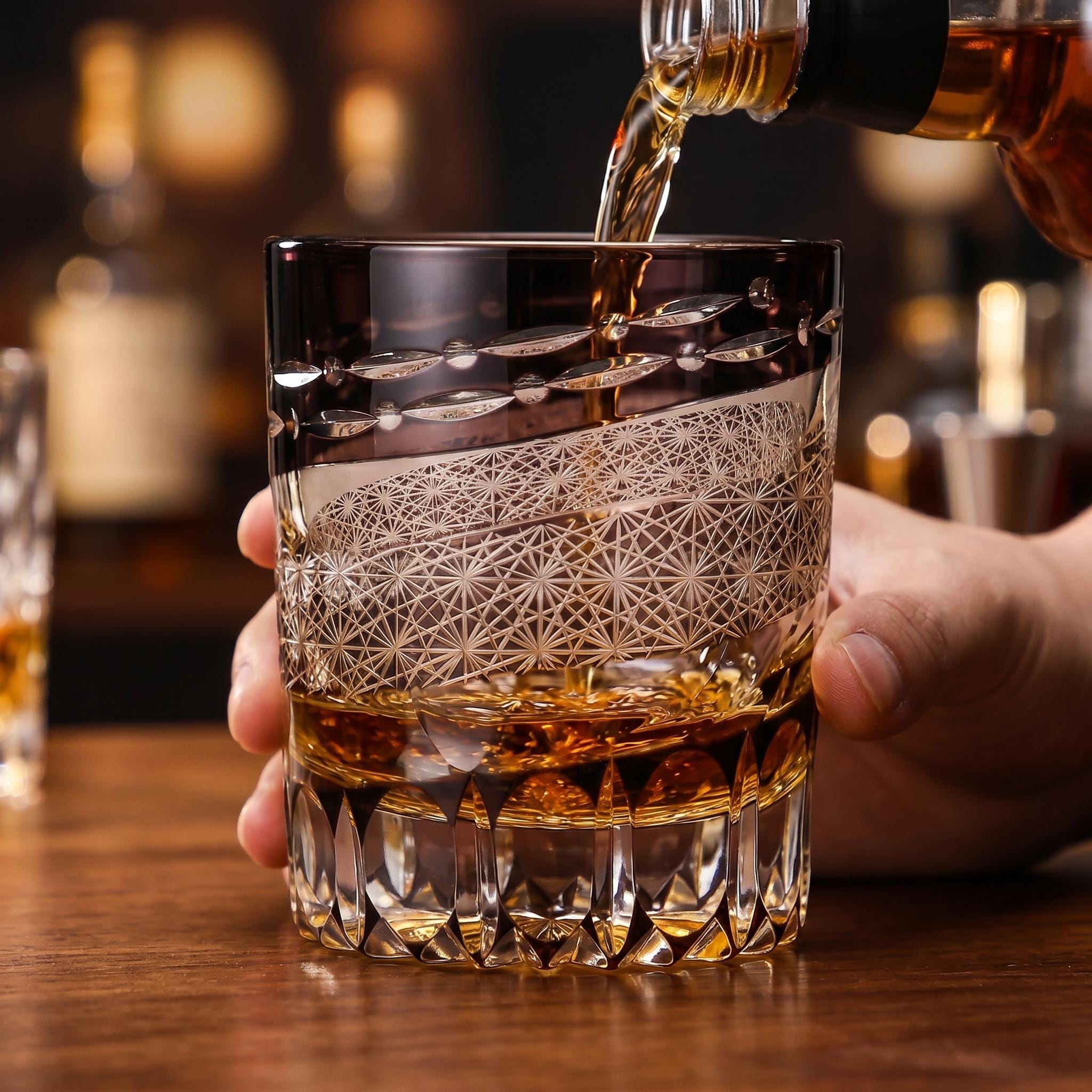 Verres à Whisky en Cristal Sculpté - Élégance et Prix Dégressifs