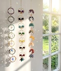 7 Chakra Crystal Suncatcher, Natural Gemstone Rainbow Maker, Boho Window Hanging product logo