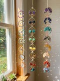 7 Chakra Crystal Suncatcher, Rainbow Maker Window Hanging, Natural Gemstone Boho Wall Art Home Decor product logo