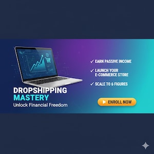 Dropshipping, Master i e-handel, Kurs i affärstillväxt, Ultimat dropshipping-guide, Lär dig online