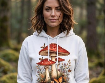 Mushrooms PNG | Cottagecore Sublimation Design, Fairycore Art (Digital Download)