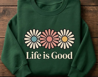 Life IS GOOD PNG | positive quote clipart for t shirt mug sticker sublimation, digital download file
