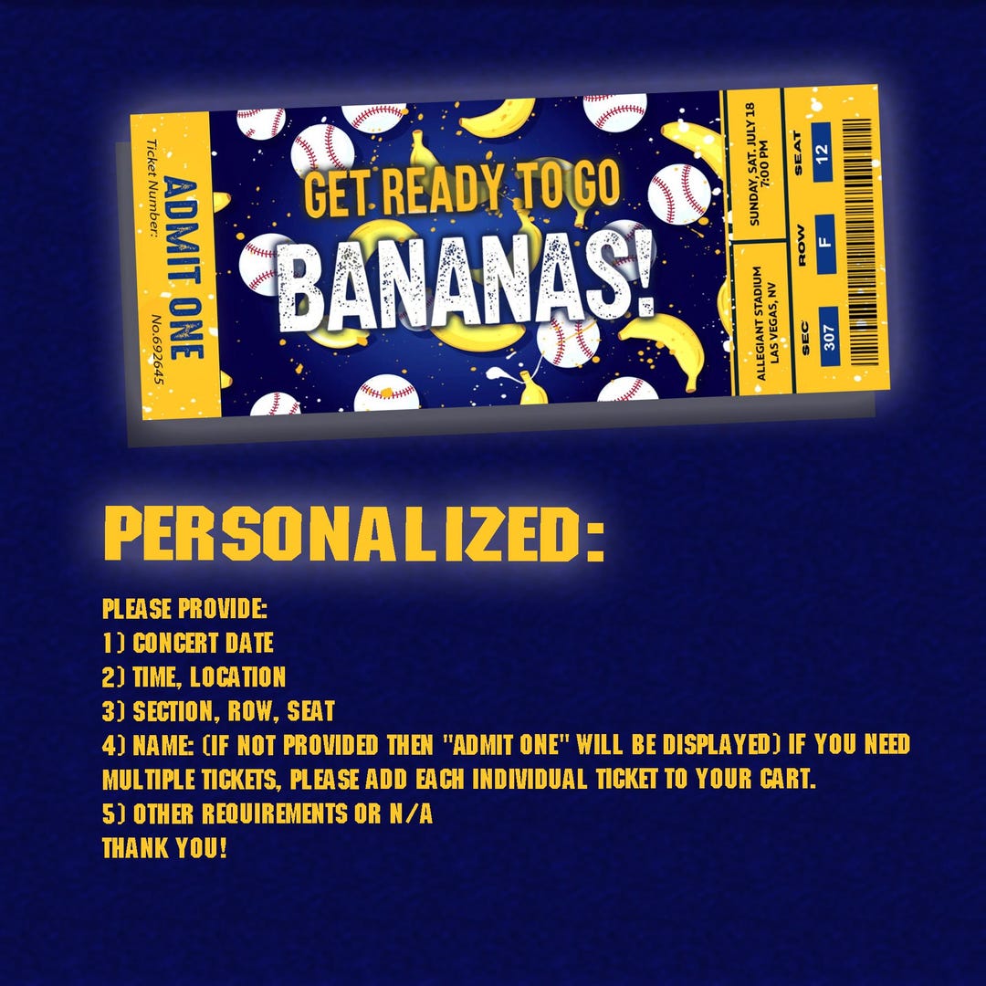 Banana Trick Ticket To Paradisenull