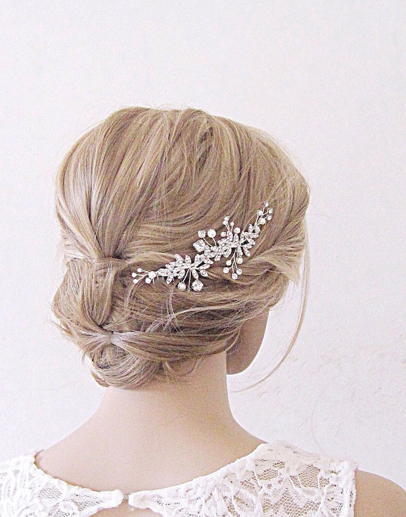 Bridal Hair Comb,Wedding Hair Comb,Crystal Hair Comb,Bridal Hair piece,Bridal Headpiece Pearl Hair Comb,wedding hair piece,bridal hair clip