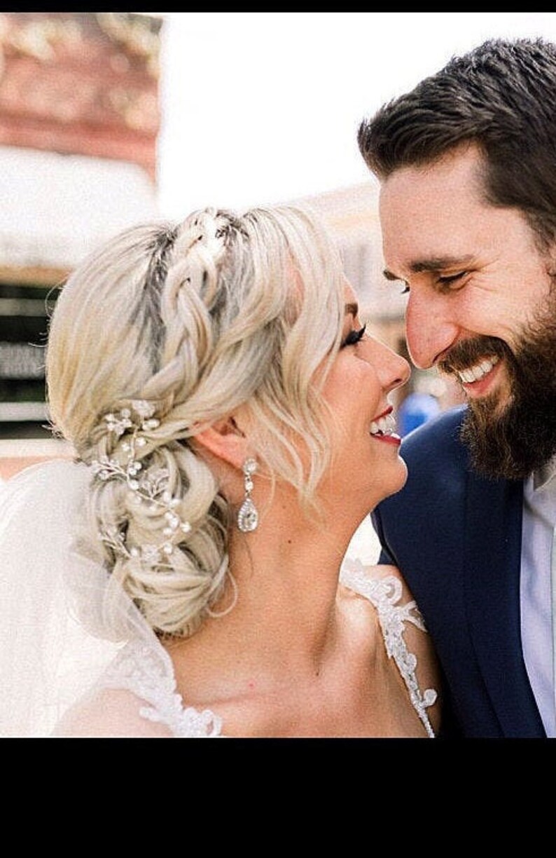Bridal Hair Piecewedding Hair Piecebridal Headpiecebridal Etsy