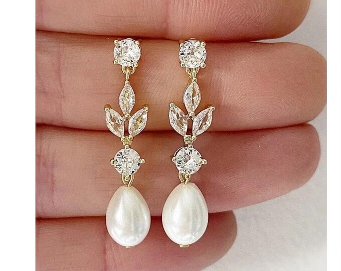 Blue Danube Pear Drop Earrings main image 1