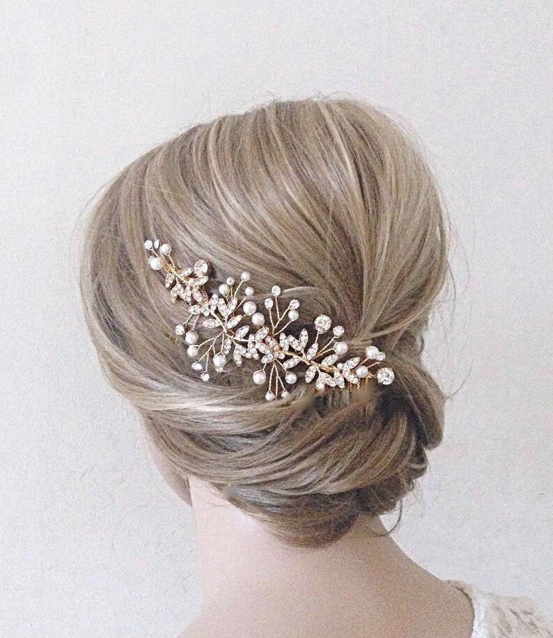 Bridal Hair Comb,Wedding Hair Comb,Crystal Hair Comb,Bridal Hair piece,Bridal Headpiece Pearl Hair Comb,wedding hair piece,bridal hair clip