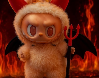 Handmade Devil Outfit Accessory Set – 17cm Collector Plush, Halloween Edition (Doll Not Included)