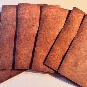 RARE ~ Harewood Burl Veneer 7&quot; x 10&quot; 18 Sheets