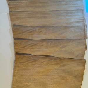 Prima Vera Bundle Veneer 6 Sheets 10&quot; x18&quot; repairable split within