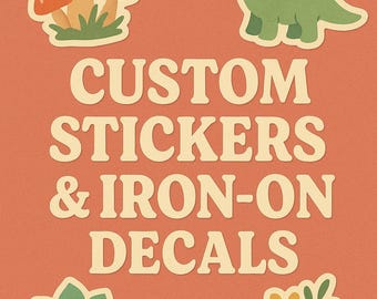 Pegatinas y calcomanías de vinilo personalizadas • Diseño personalizado