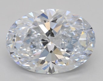 IGI Certified Oval Lab Grown Diamond | VVS EF, 1.00-5.00 ct
