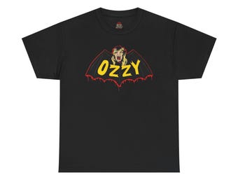 Ozzy bat logo Tee | Rock band graphic shirt