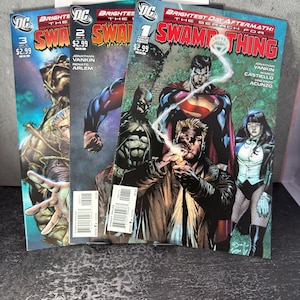 DC Comics The Search for Swamp Thing Issues 1, 2, and 3. Excellent condition.