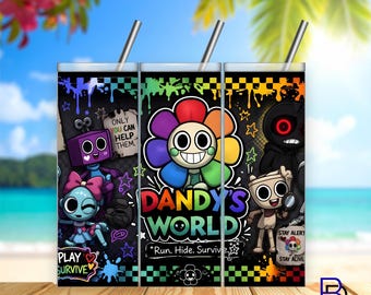 Maskottchen Horror Survival Spiel PNG Tumbler Wrap, 20oz Skinny, Digital Download PNG Datei