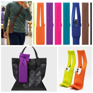 Universal Phone Pocket Handmade mobile phone pocket sleeve ISSEY MIYAKE iPhone Pocket