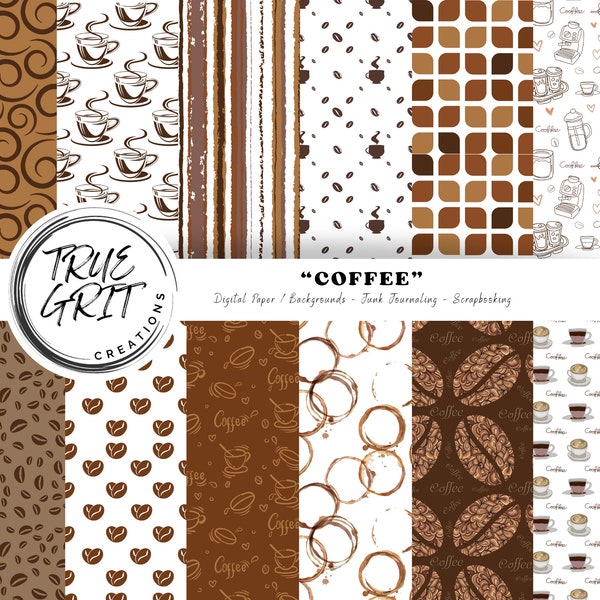 Coffee Scrapbook - Etsy