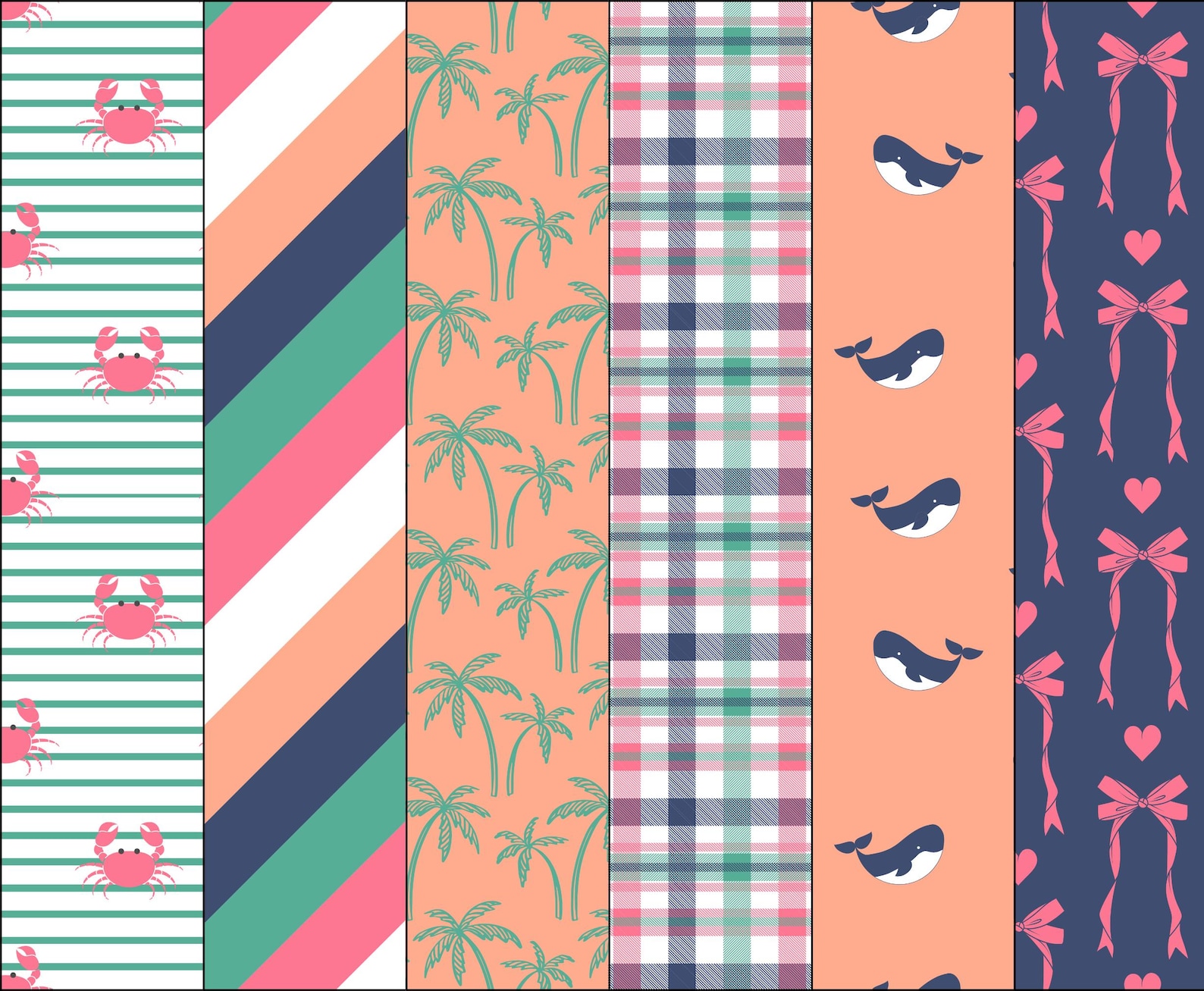 Preppy Plaid Digital Paper: Scrapbook Backgrounds (digital Download) - Etsy