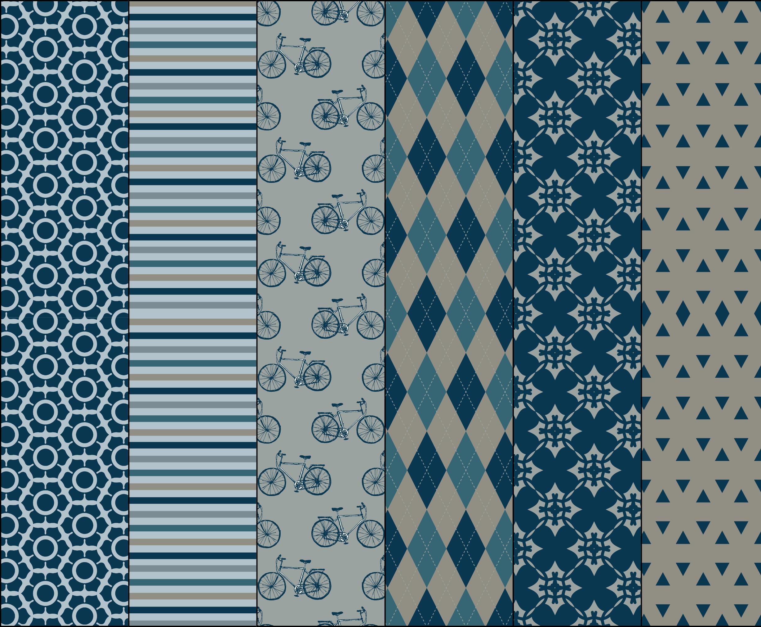 Masculine Digital Paper Pack: Modern Gent Seamless Patterns (digital ...