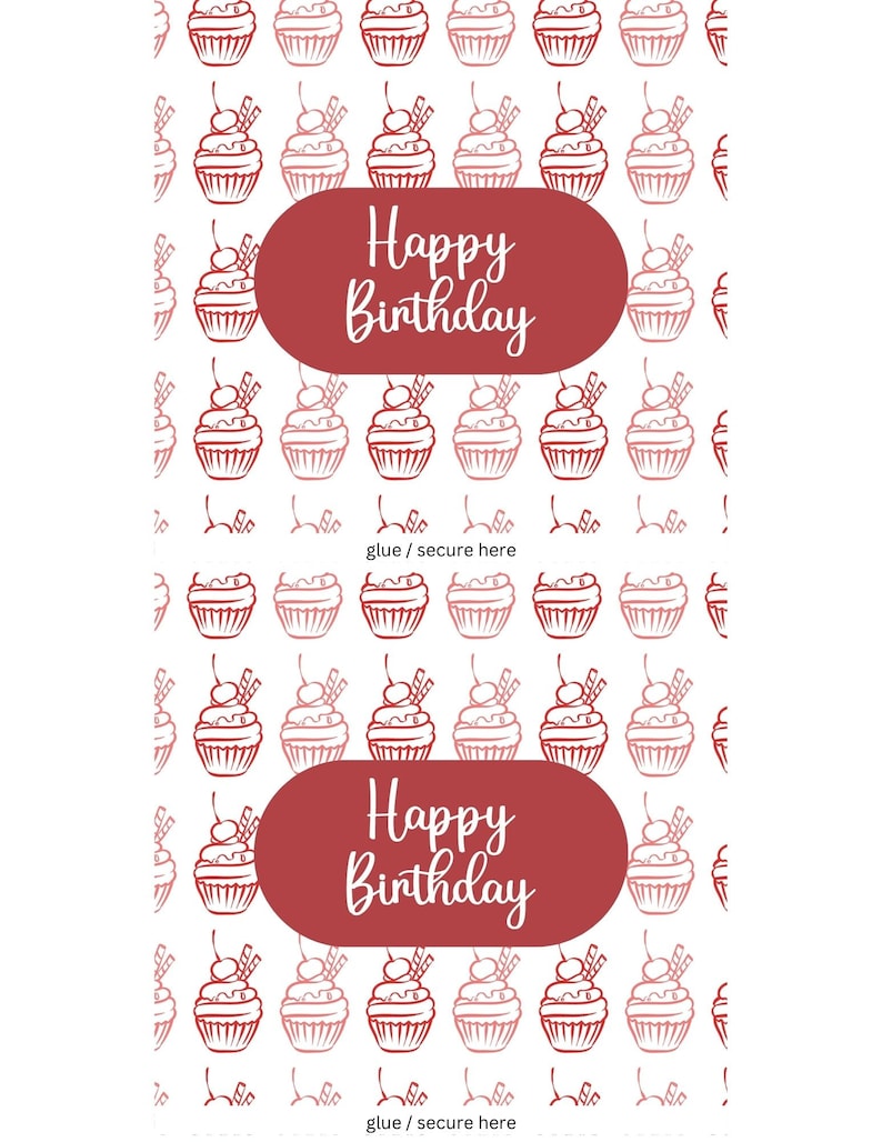 Happy Birthday Candy Bar Wrapper Printable Candy Wrapper Pink - Etsy