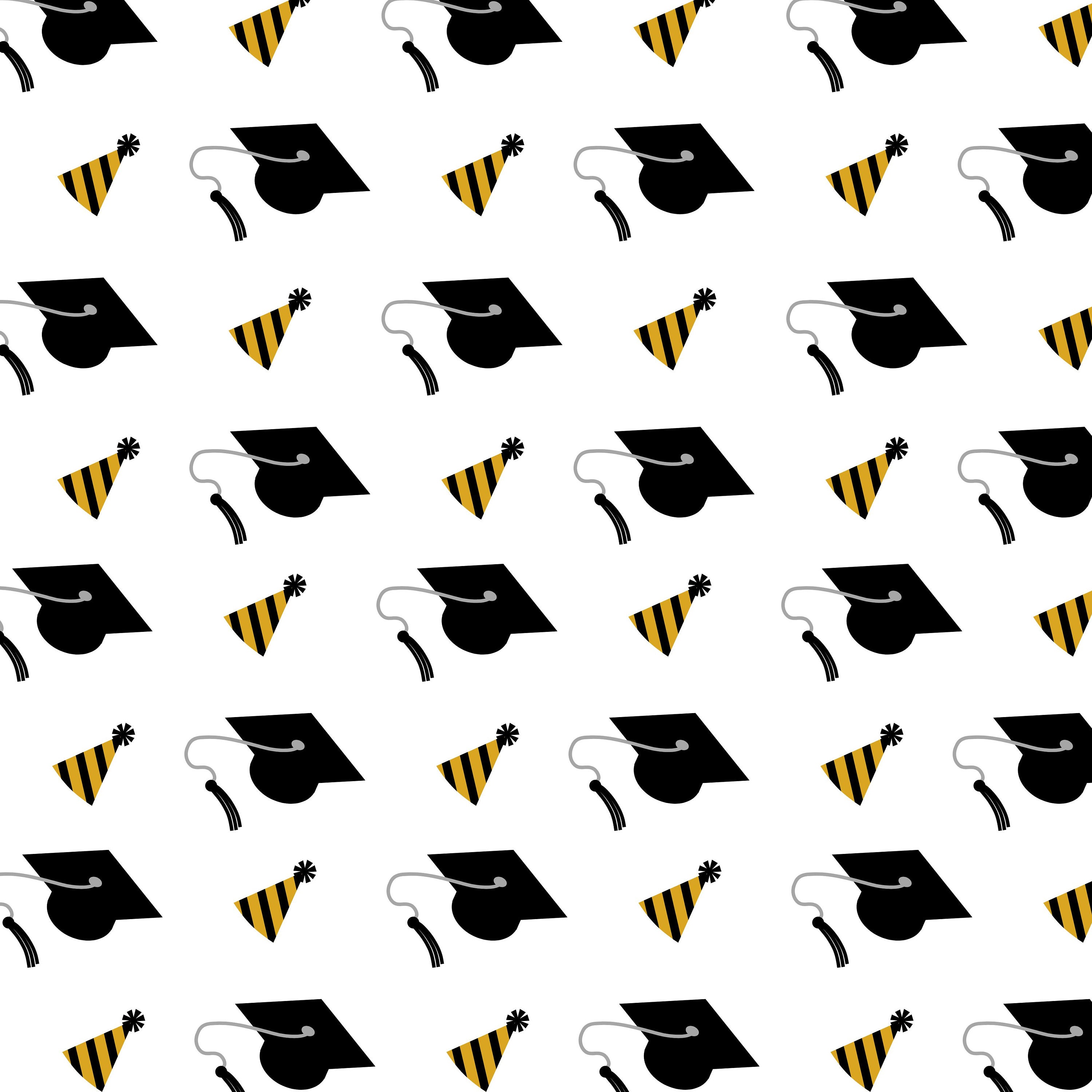 Scrapbooking Paper Graduation Digital Paper Seamless Pattern - Etsy
