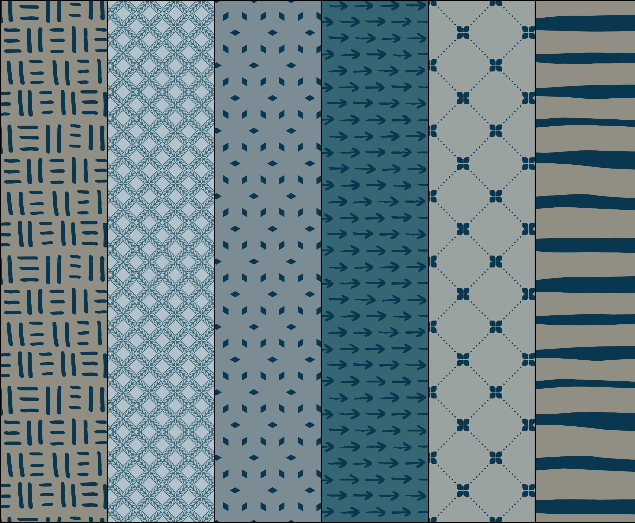 Masculine Digital Paper Pack: Modern Gent Seamless Patterns (digital ...