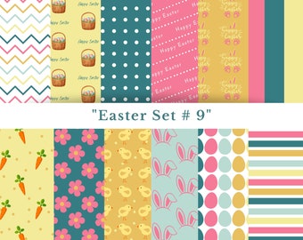 Scrapbooking Paper sweet Easter digital paper commercial use scrapbook bundle Easter digital papers