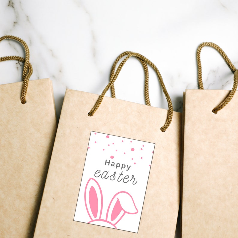 Easter Gift Tags Printable Gift Tags Easter Treat Labels DIY Gift Tags Easter Gifts Etsy