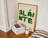 Sláinte - (NEW ITEM) Typography Art Print (Digital Download)