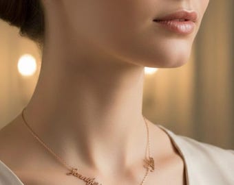 Multiple Name Necklace Personalized Family Necklace Custom Kid Name Necklace Mom Necklace Children Name Jewelry Mother Day Gift Gift for Mom
