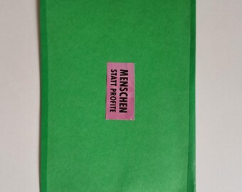 Postkarte Grün