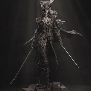 Lady Maria - Bloodborne - Resin Statue - Display Figurine - Unpainted