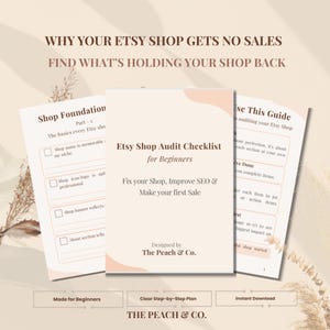 Etsy Shop SEO Audit Checklist PDF | Listing Optimization for Titles, Tags & Descriptions