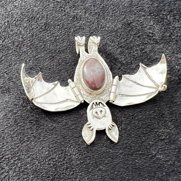 Crystal Bat Pendant
