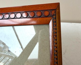 Marco de madera antiguo ART DECO (19 cm x 13 cm)
