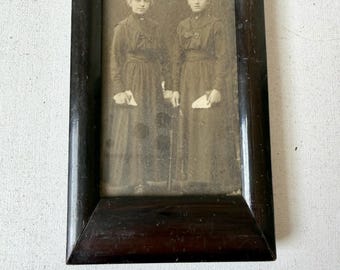 Marco de madera antiguo (12,5 cm x 8 cm)