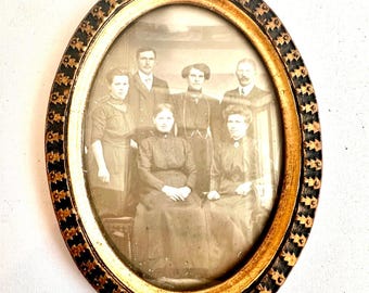 Marco de madera antiguo (16 cm x 12 cm)