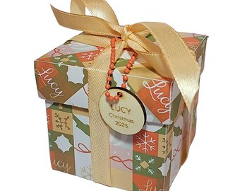 Cajas de regalo personalizadas, envoltorios y etiquetas personalizados