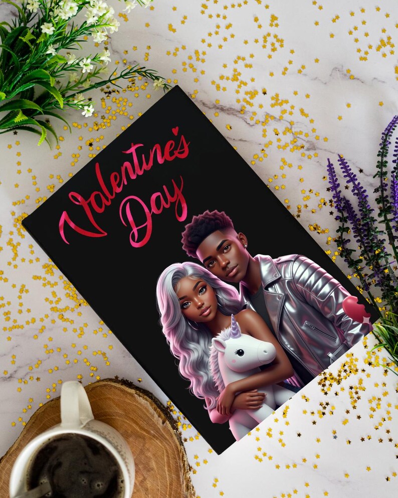 50+ Black Couple Goals Clipart Bundle Png | Valentines Day Mega Bundle ...