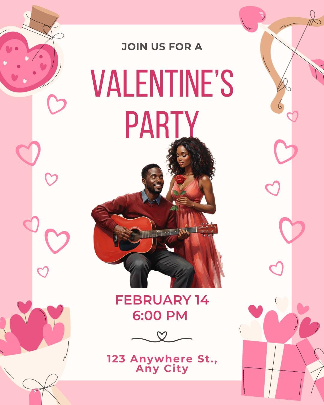 50+ Black Couple Goals Clipart Bundle Png | Valentines Day Mega Bundle ...